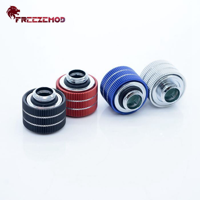 FreezeMod G1/4 Compression Fitting For 16mm OD Hard Tube PC Water Cooling - Black