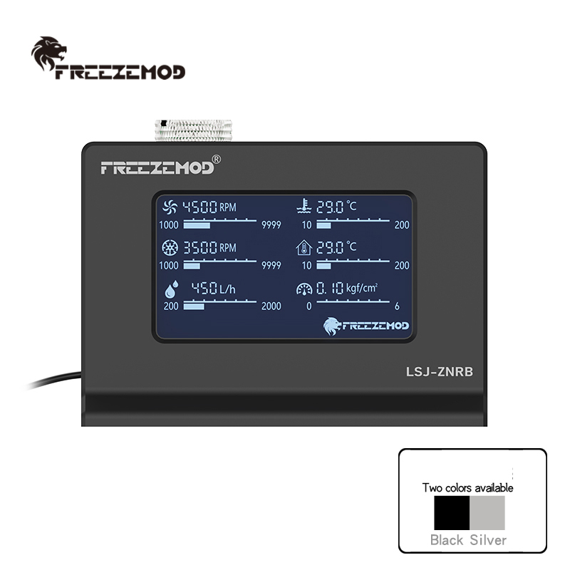 【新品・未使用】FREEZEMOD LSJ-ZNRB 水冷モニター FREEZEMOD Intelligent Water Cooling System Monitor 2020